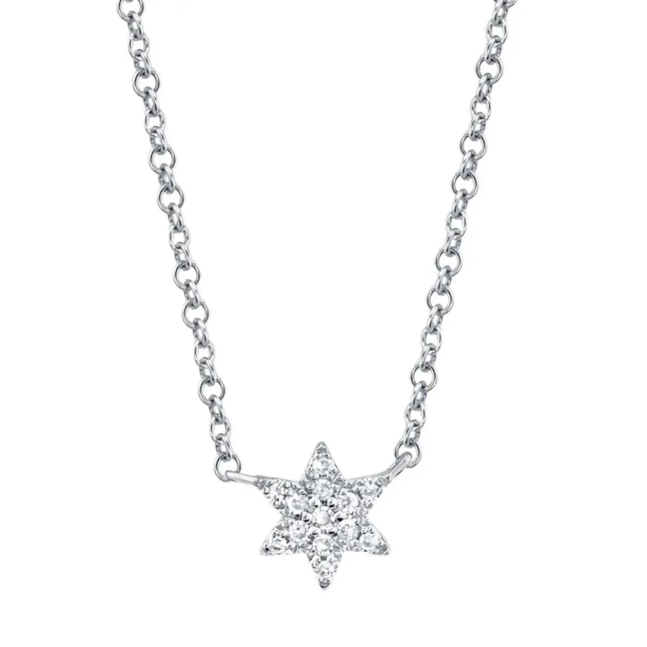 Zadok Collection Diamond Star of David Necklace