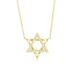 Zadok Collection Diamond Star of David Necklace