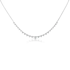 Zadok Collection Diamond Station Necklace