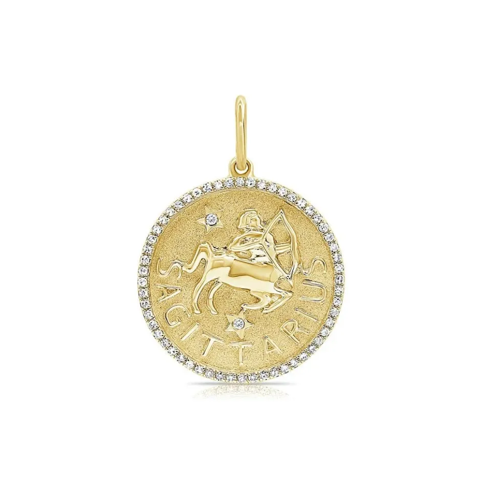 Zadok Collection Diamond Zodiac Charm - Sagittarius