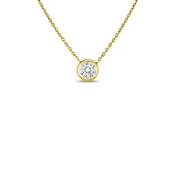 Roberto Coin Diamonds By The Inch 0.19ct Bezel Set Necklace