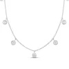 Roberto Coin Diamonds By The Inch Dangling Seven Station Necklace