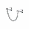 Anita Ko Double Piercing Diamond Loop Earring