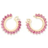 Nouvel Heritage Earrings With Pink Sapphire