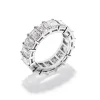 Zadok Collection Emerald Cut Diamond Eternity Wedding Band