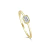Zadok Collection Emerald-Cut Diamond Ring