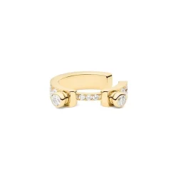 Nouvel Heritage Eternity Tuxedo Ear Cuff