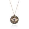 Zadok Collection Evil Eye And Champagne Diamond Pendant