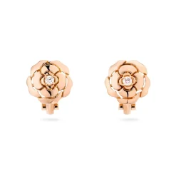 CHANEL Extrait de Camélia Earrings