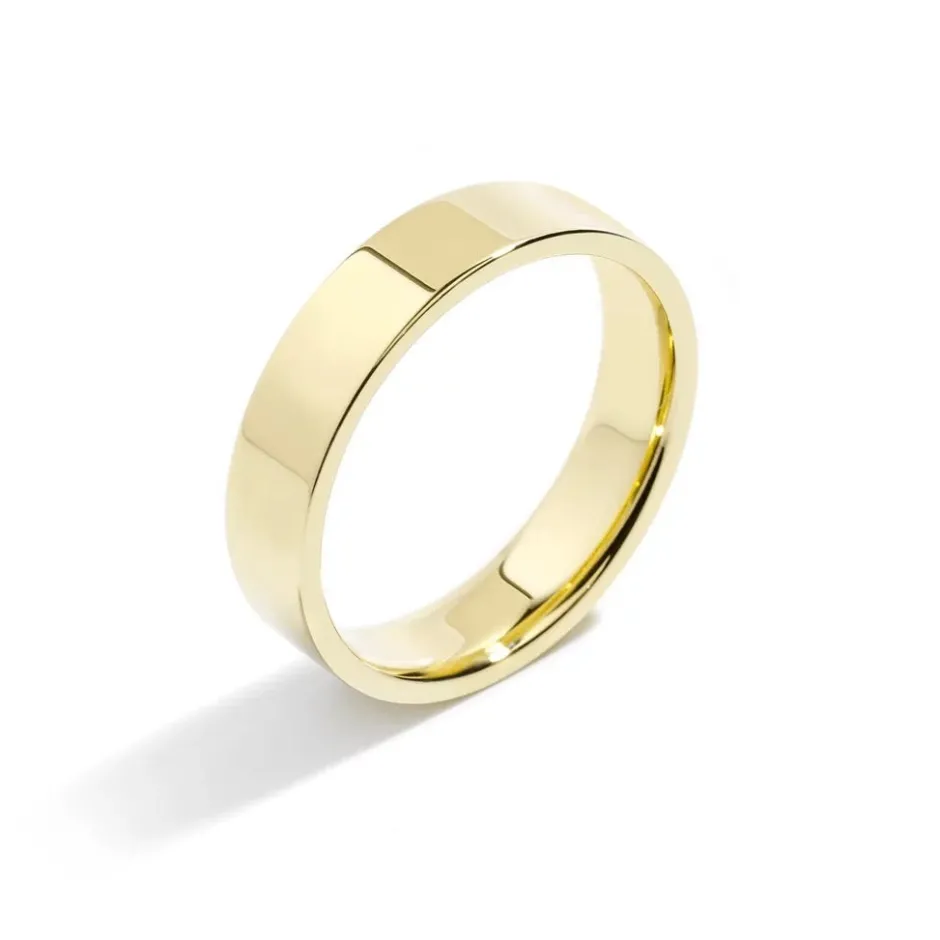 Women Zadok Collection Flat Classic Wedding Band