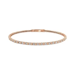 Zadok Collection Flexible Beaded Diamond Bangle
