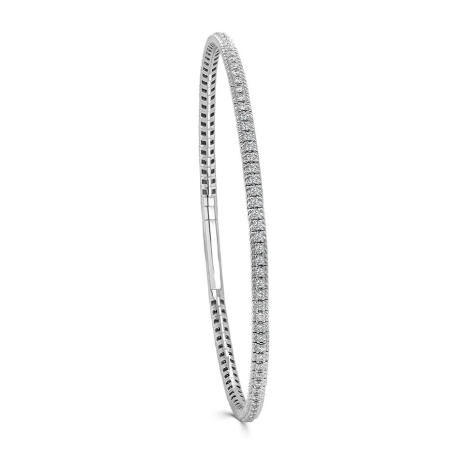 Zadok Collection Flexible Diamond 0.91ct Bangle