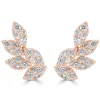 Zadok Collection Gold And Diamond Earring Climber