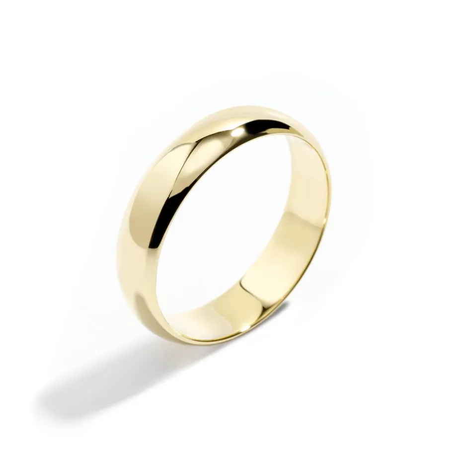 Women Zadok Collection Half Round Classic Wedding Band