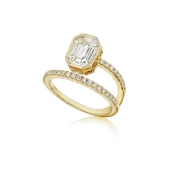 Zadok Collection Half Wrap Diamond Ring