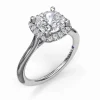Fana Halo Diamond Engagement Ring