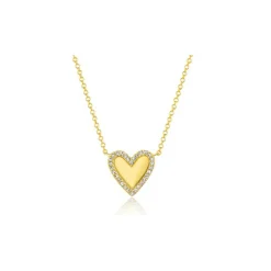 Zadok Collection Halo Heart Necklace