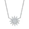 Zadok Collection Halo Starburst Diamond Pendant