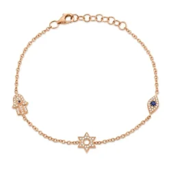 Zadok Collection Hamsa Star Eye Bracelet