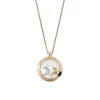 Chopard Happy Diamonds Sun Moon And Star Round Diamond Pendant