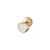 Chopard Happy Hearts Single Heart Stud Mother Of Pearl Earring