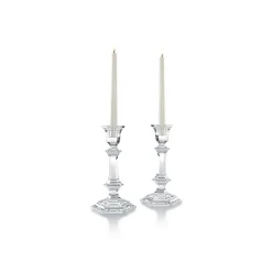 Baccarat Harcourt Candlestick Set Of 2 Crystal