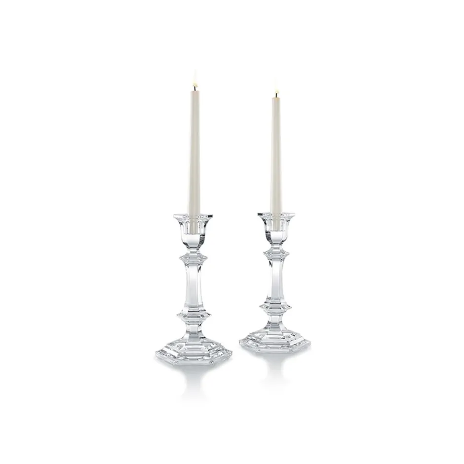 Baccarat Harcourt Candlestick Set Of 2 Crystal