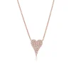 Zadok Collection Heart Pave 0.48in Diamond Pendant