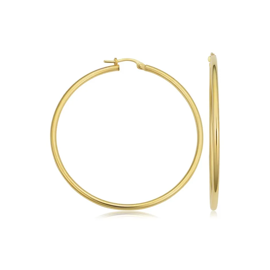 Zadok Collection Hoop 1.75in Earrings