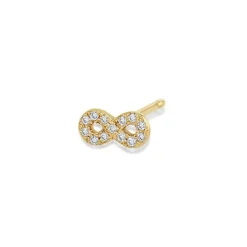 Zoe Chicco Itty Bitty Diamond Infinity Stud