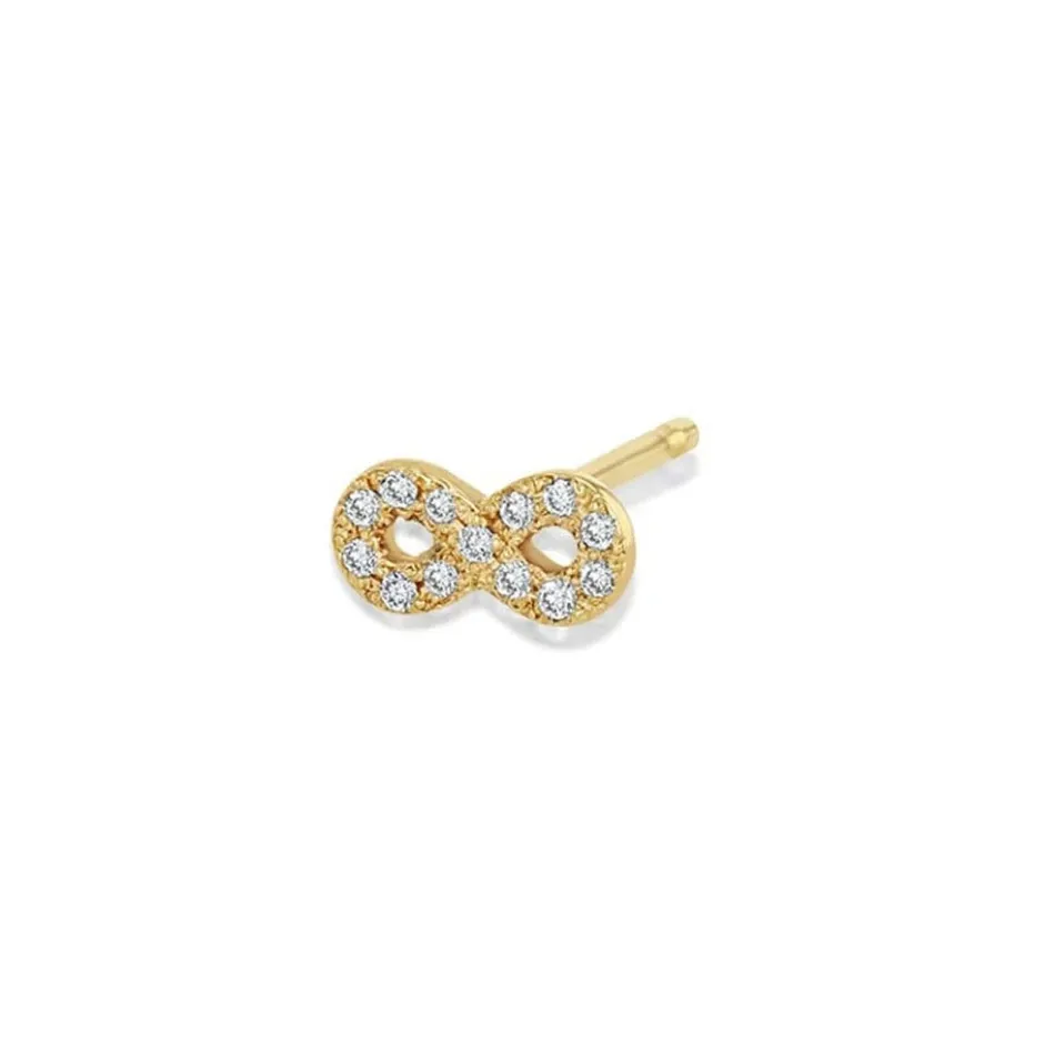 Zoe Chicco Itty Bitty Diamond Infinity Stud