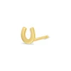 Zoe Chicco Itty Bitty Horseshoe Single Stud Earring