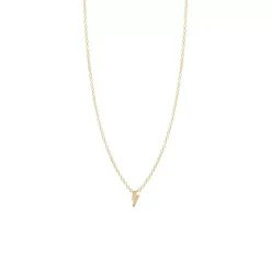 Zoe Chicco Itty Bitty Pave Diamond Lightning Bolt Necklace