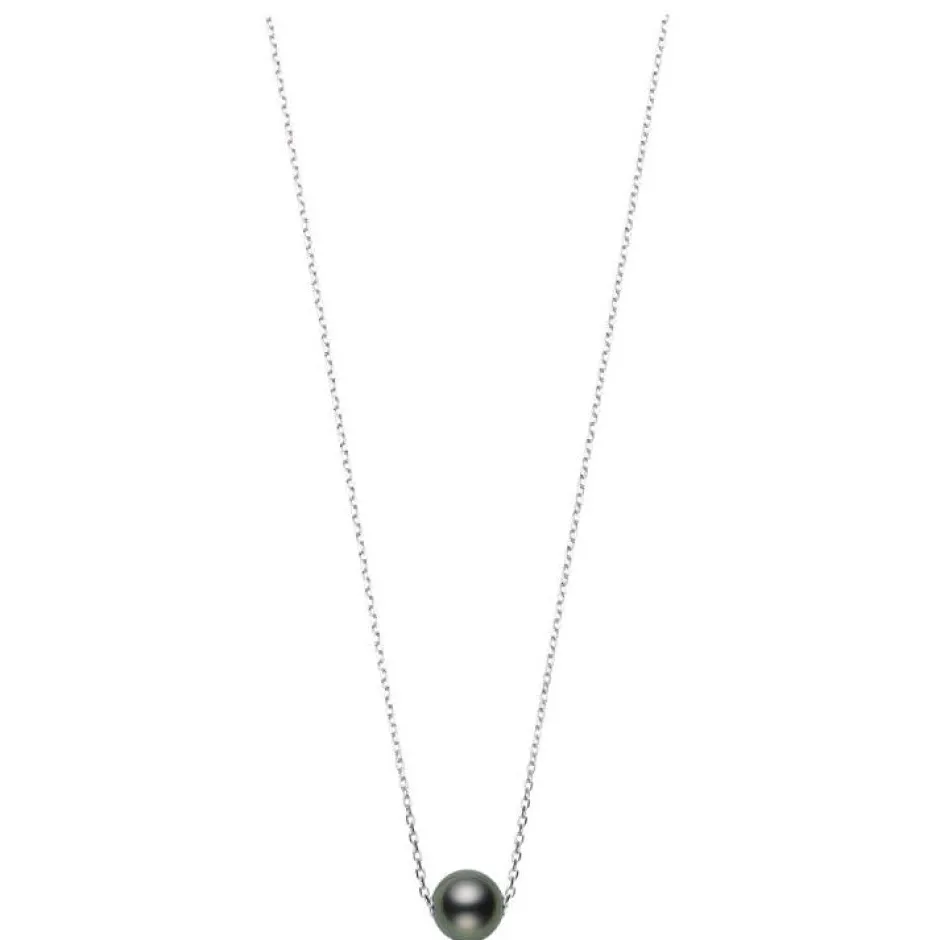 Mikimoto Japan Collections Pendant With Black South Sea Pearls