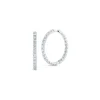 Roberto Coin Large Inside Outside 5ct Diamond Hoop Earrings