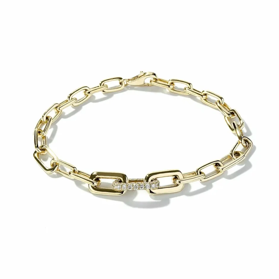 Zadok Collection Link Diamond Bracelet