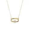 Zadok Collection Link Diamond Pendant With Spinner