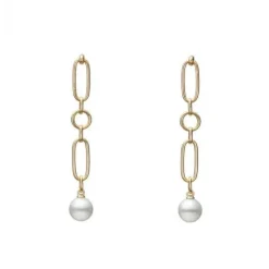 Mikimoto M Code Akoya Cultured Pearl Earrings