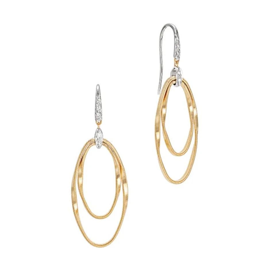 Marco Bicego Marrakech Onde Double Concentric Earrings