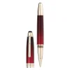 Montblanc Meisterstuck Calligraphy Solitaire Burgundy Lacquer Rollerball Pen
