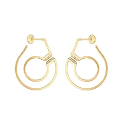 Dinh Van Menottes R27.5 Hoop Earrings