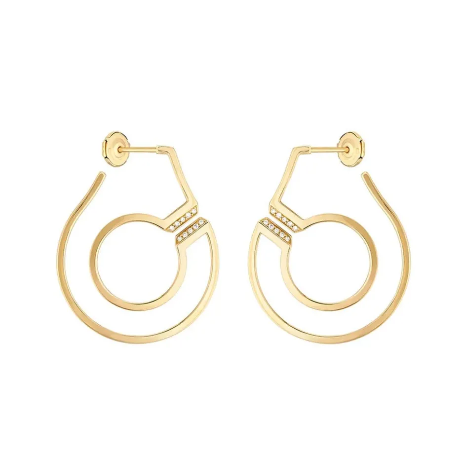 Dinh Van Menottes R27.5 Hoop Earrings