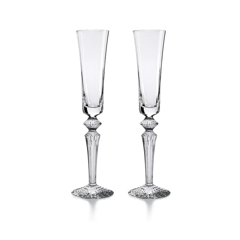 Baccarat Mille Nuits Flutissimo Set Of 2 Flute Glass