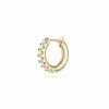 Spinelli Kilcollin Mini Micro Hoop Pave YG