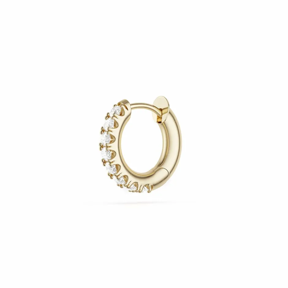 Spinelli Kilcollin Mini Micro Hoop Pave YG