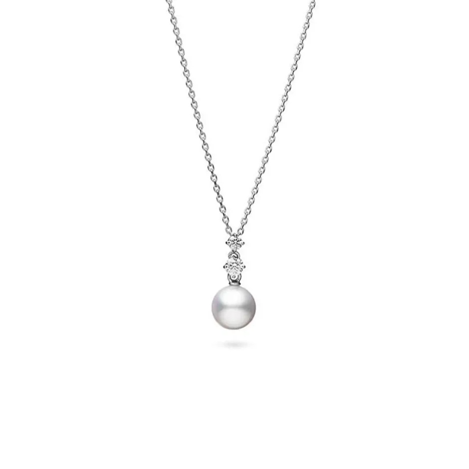 Mikimoto Morning Dew Akoya Cultured Pearl Drop Pendant Pendant