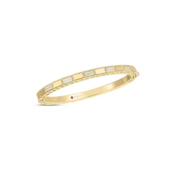 Roberto Coin Mosaic Alternating Diamond Bangle