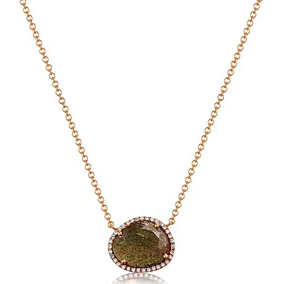 Zadok Collection Organic Labradorite Necklace