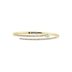 Zadok Collection Oval & Round Diamond Bangle
