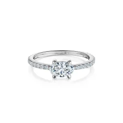 Zadok Privé Oval Cut Diamond Engagement Ring